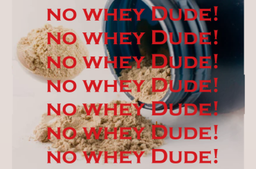 No Whey Dude image, whey causes gout, goutproof blog, plant-based protein powder